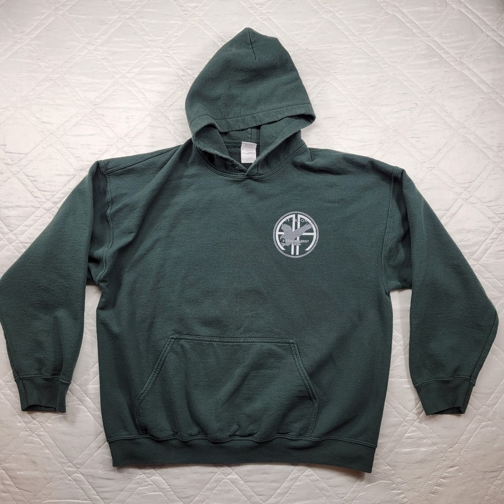 Gildan Heavy dark green Dark Horse hoodie size XL